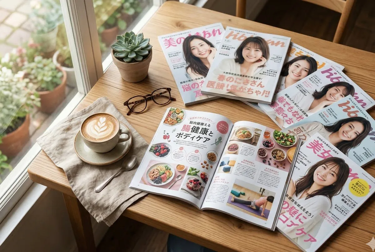 anan・VOCE・美的など女性誌で特集された腸もみ